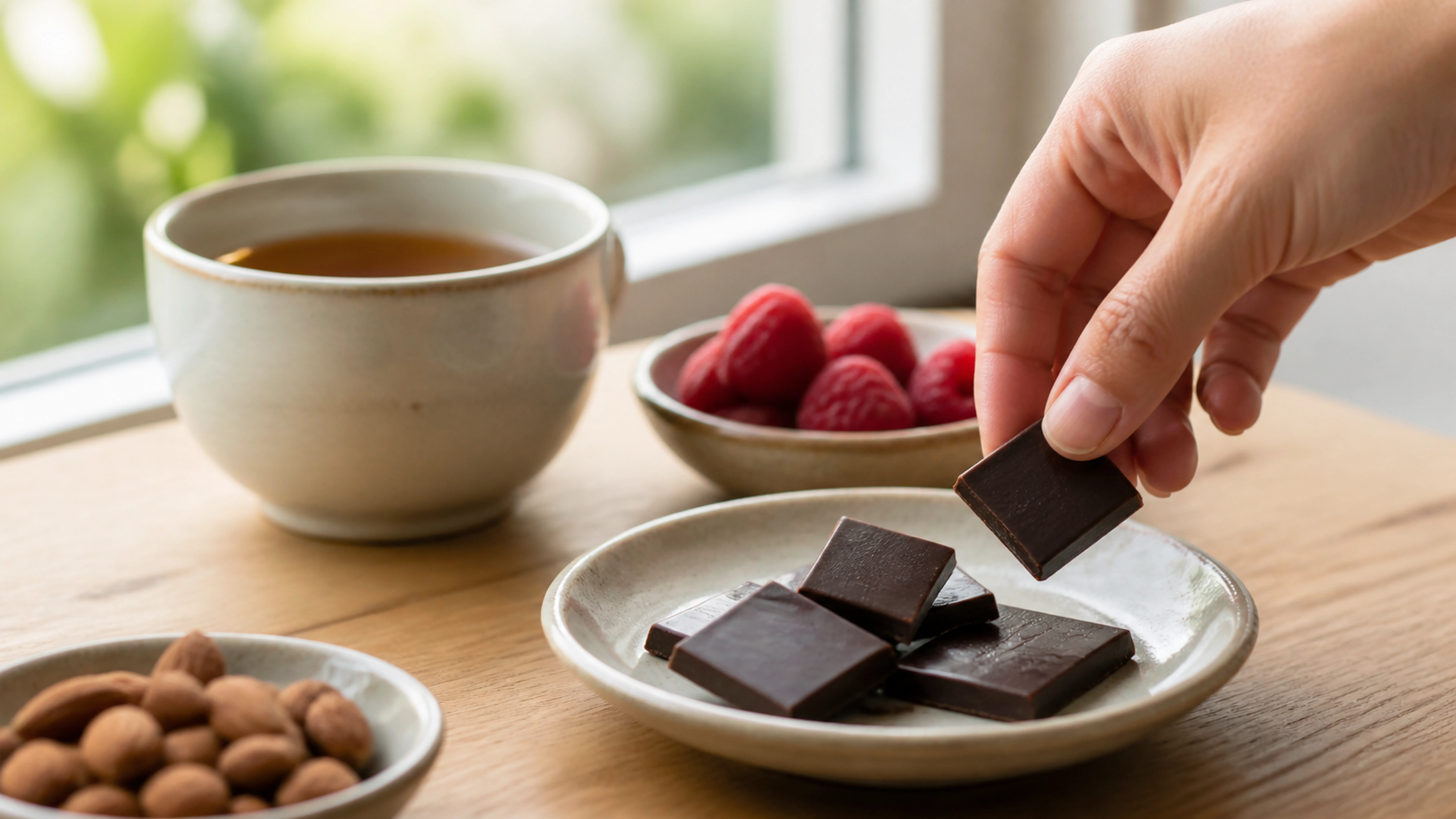 Illustration éditoriale pour l’article « Chocolat pour maigrir : comment le noir devient votre allié »