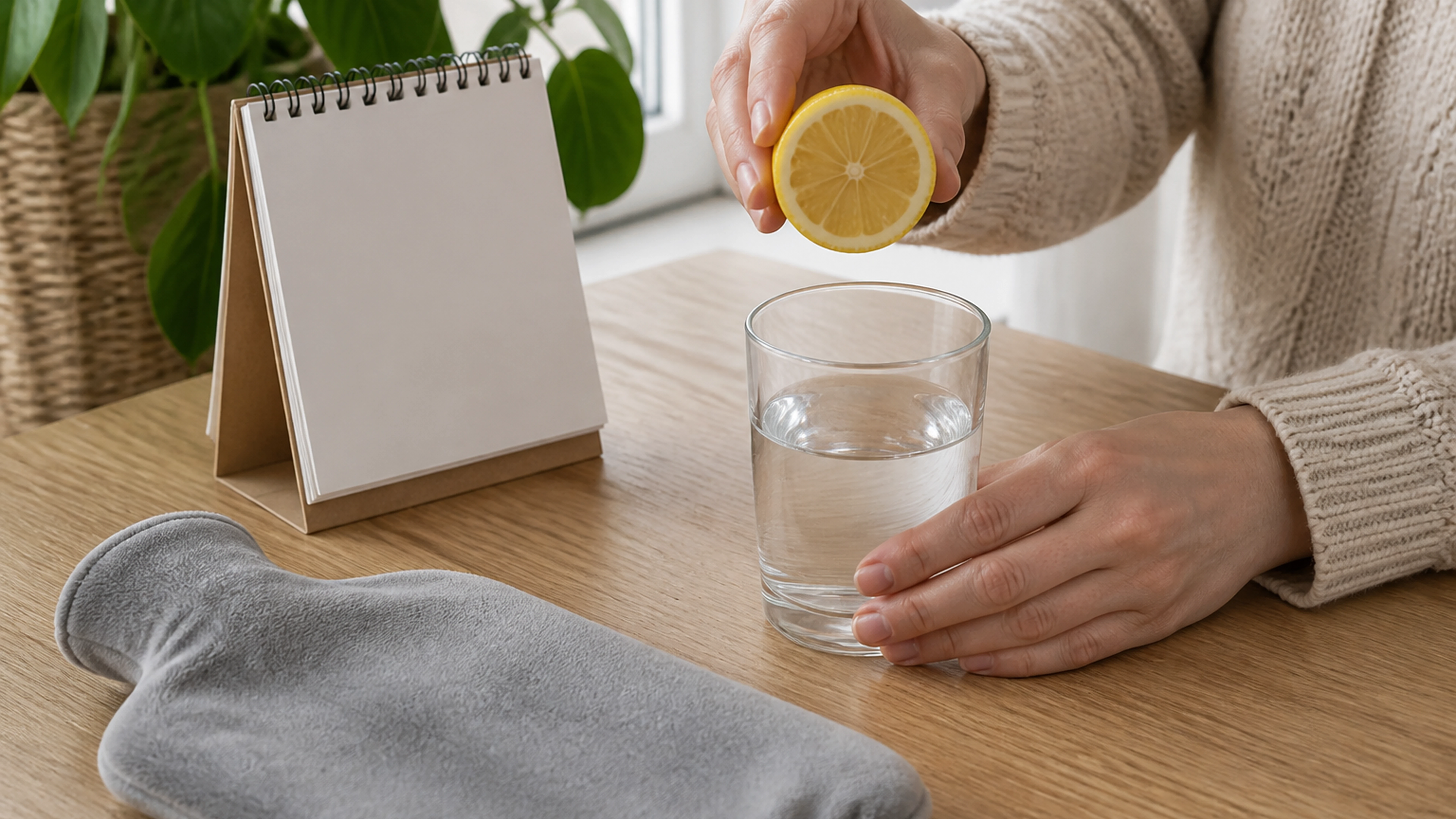 Illustration éditoriale pour l’article « Comment stopper vos règles avec du citron : le vrai du faux »