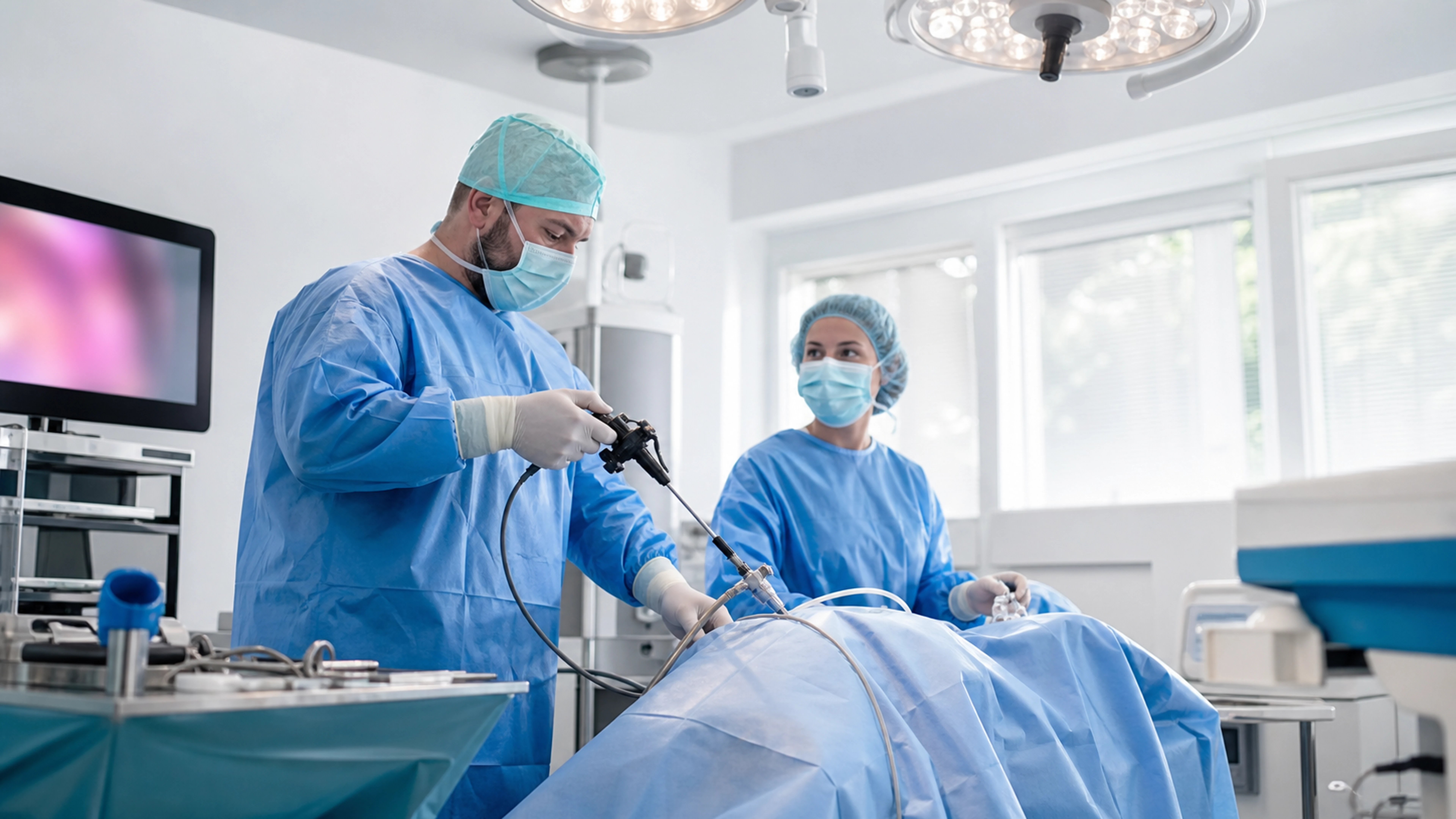 Illustration éditoriale pour l’article « Opération de l'ulcère : comprendre la chirurgie en 2026 »