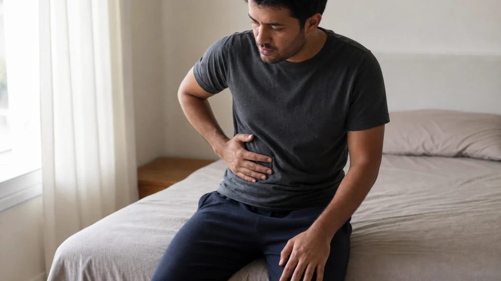 Illustration éditoriale pour l’article « Vésicule biliaire et fatigue : comprendre ce lien méconnu »